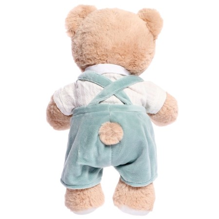 Soft toy "Bear" in green pants, 30 cm-2
