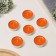 A set of tea candles flavored "juicy mango" in a gift box, 6 pcs