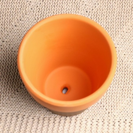Pot "Trapezius", 8x8x8cm, Terracott-2