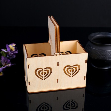 Box for tea "Heart"-1