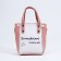 Bag Female Tout with zipper, pink color