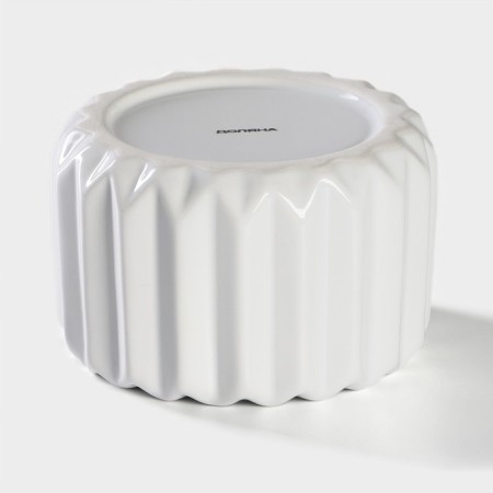 Ceramic bank for bulk products of the Golden Bunny, 600 ml, white color-3