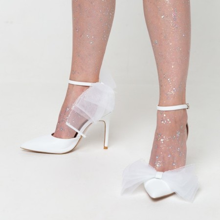 Women's shoes, white color, size 38