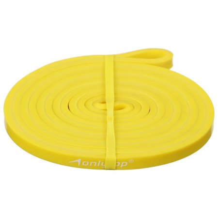 Espander Multifunctional ONLYTOP, 208x0.6x0.45 cm, 1-10 kg, yellow color-3