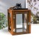 Climber Wood, Glass "Chalet" set 2 pcs 21x21x38, 16x16x26 cm