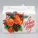 Box for sweets “Happy New Year!”, Oranges, 10 x 18 x 14 cm, New Year