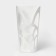Basket for bags, 18 × 9 × 35 cm, white color