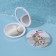 Folding mirror “Wonderful Life”, D 7.5 cm, with an increase, Mix drawing