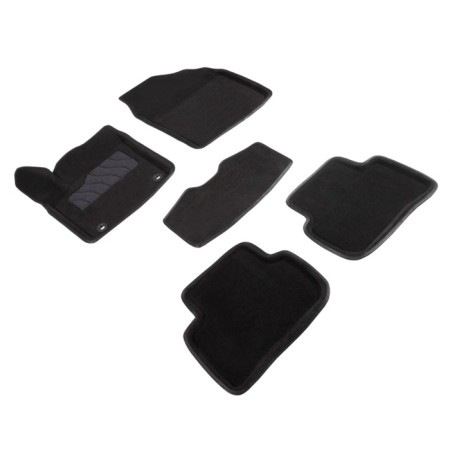 3D mats for Toyota C-HR, 4WD, 2016-2019, black, set