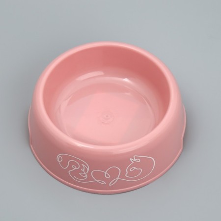 Plastic bowl 250 ml, pink-4