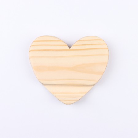 Crack for the phone "heart", 9.5x8.5x1.6 cm, pine-2