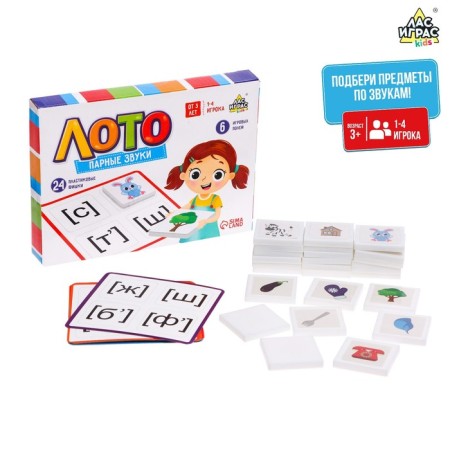 Loto "Paired Sounds", 1-4 player, 3+