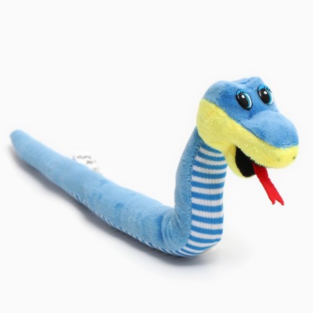 Soft toy "Snake", with a striped belly, 42 cm, color mix-3