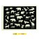 Set for creativity "Light drawings" on a magnetic basis, animals