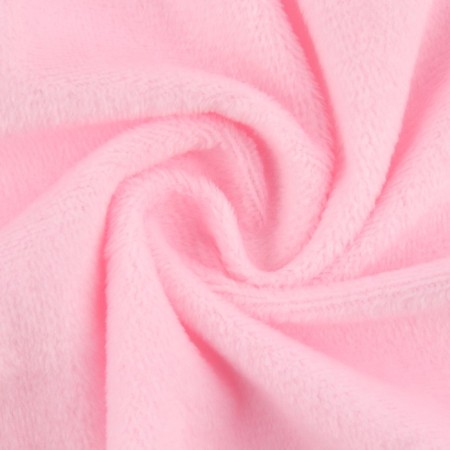 Patch plush, 50 × 50 cm, 220 g/m, light pink color No. 57