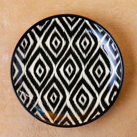 Lryagan Round Rishtan Ceramics 28cm, Atlas