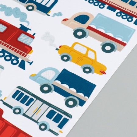 Interior color sticker "City transport" 30x60 cm-2