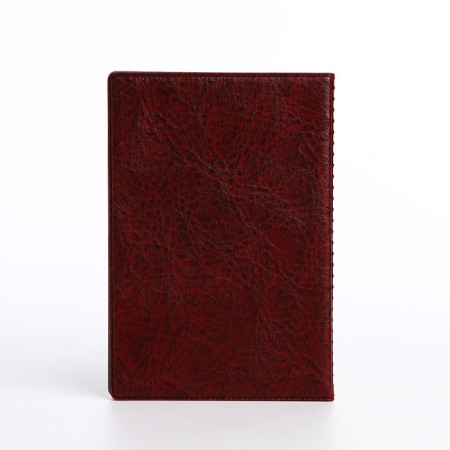Cover for passport, burgundy color-1