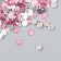 Decor for creativity in the bottle "Rhinas. Light pink" set 500 pcs d = 0.5 cm 7x2x2 cm