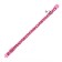 Fly collar with buckle in the shape of a cat, width 1 cm, pink