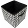 Corps cube for storage "Petit", 30x30x30 cm, black and white