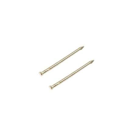 Nails Stroybat, finish, brass, 1.4x25 mm, 50 pcs