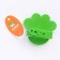 Orthodox brush "Paw", 10.5 cm, green