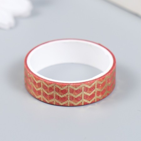 Adhesive tape paper "Flower city" set 12 pcs width 1.5 cm winding 2 m-2