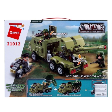 Designer Military Zone "Haustita", 3 minifigurs and 388 details-3