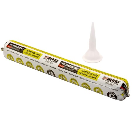 Polyurethane sealant ABRO MASTERS, Black, 600 ml