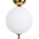 Bayerlux lamp "Gatatea" LED 10W 6000k gold 15x15x28-128cm