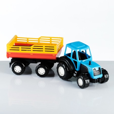 Machine "Tractor with a trailer" 42 x 13 x 13 cm, mix-5