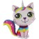 Foil ball 38 ’’ “Sable kitten”, figure, 1 pc., Pink color
