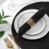 Ring for the Greek napkin, 4 × 3.5 cm, gold color