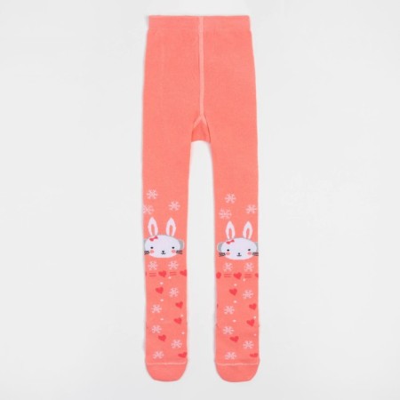 Pantyhose children's kaftan "bunny" 116-122 cm, pink-1