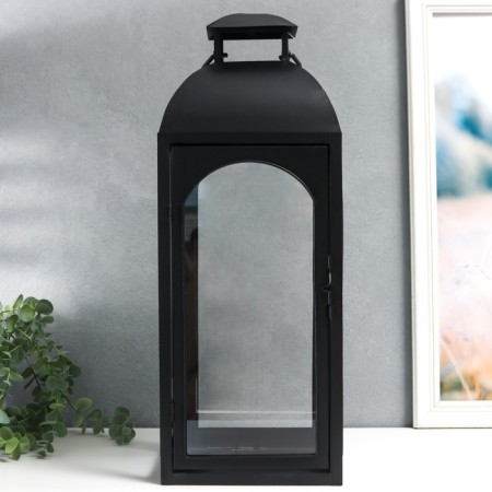 Climber Metal "Lantern Dome" Black set 2 pcs 14.5x14.5x35 cm 47x18x19 cm-3