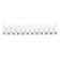 Klement screw block KV-35 10-35, current 80 A, polyethylene white rexant (10 pcs.