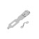 Haging door NDA, 180 mm, without coating, 50 pcs.