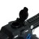 Radio controlled tank Moka shoots gel bullets, blue color
