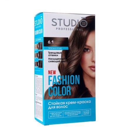 Persistent hair dye Fashion Color Studio Professkl, ash-brown, 6.1, 115 ml