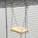 Swing for rodents "Pigzon" on chains, 10.5 x 7 x 2 cm, wood,