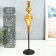 Summary Metal for 1 candle "Rafael" aged bronze 12x12x49 cm