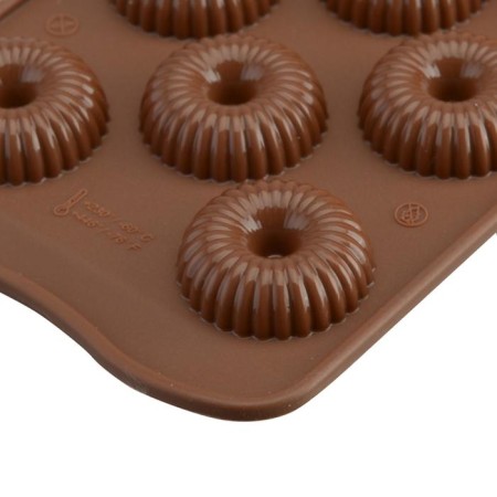 Form for the preparation of sweets Choco Crown 11 × 24 cm, silicone-7