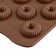 Form for the preparation of sweets Choco Crown 11 × 24 cm, silicone
