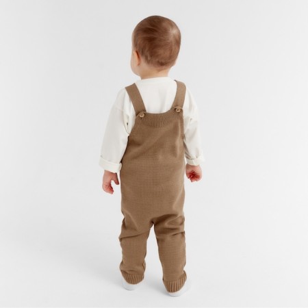 Combineson Children's Knitted Minaku, height 86-92, brown color-2