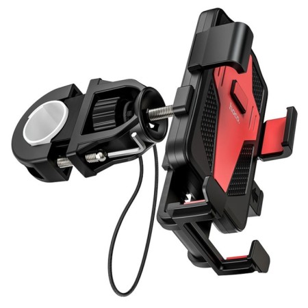 Hoco Ca73 bicycle holder, for 4.5-7 inches, black - red-6