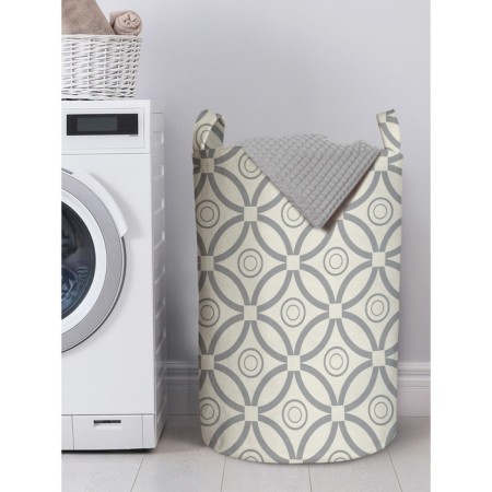 Basket for storage of things "Lepestoral circles", size 40x60 cm