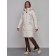 Coat insulated winter female, size 46, beige color