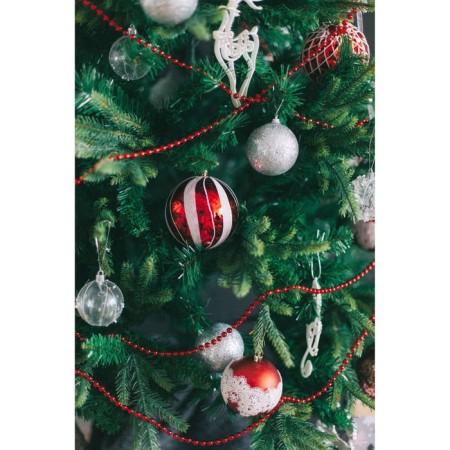 Buses for a Christmas tree 2.7 m d-7 mm "Balls" red-4