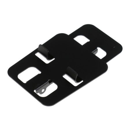 A phone stand, adjustable, folding, metal, rubber inserts, black-4